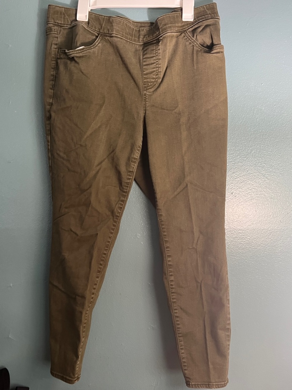**3 for 12** EVRI Olive Green Slim jeggings